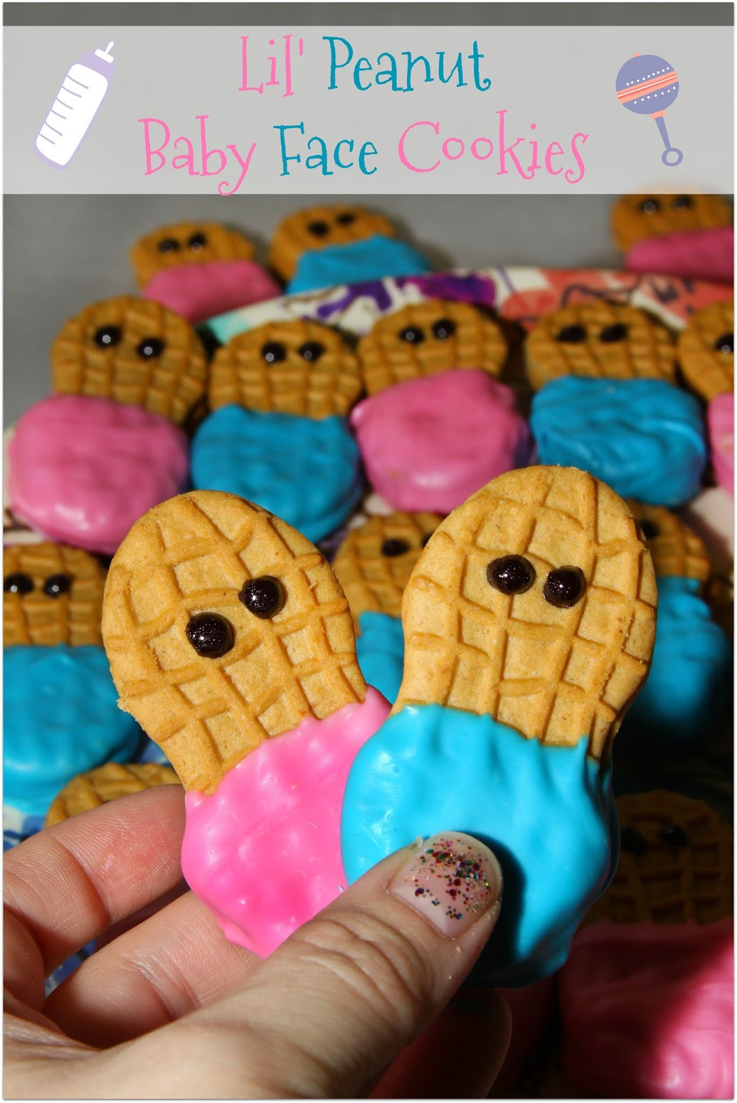 Baby Shower Cookie Recipes
 For the Love of Food Nutter Butter Baby Face Cookies