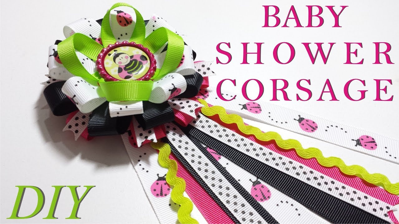 Baby Shower Corsages DIY
 o Hacer Lazos 🎀 DIY 119 Baby Shower Corsage Tutorial