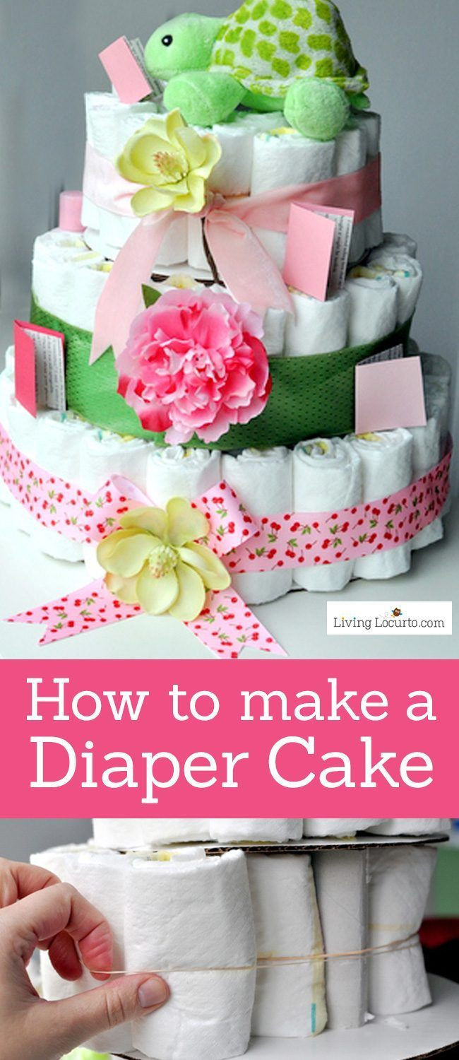 Baby Shower Craft Gift Ideas
 How to Make a Diaper Cake Recipe
