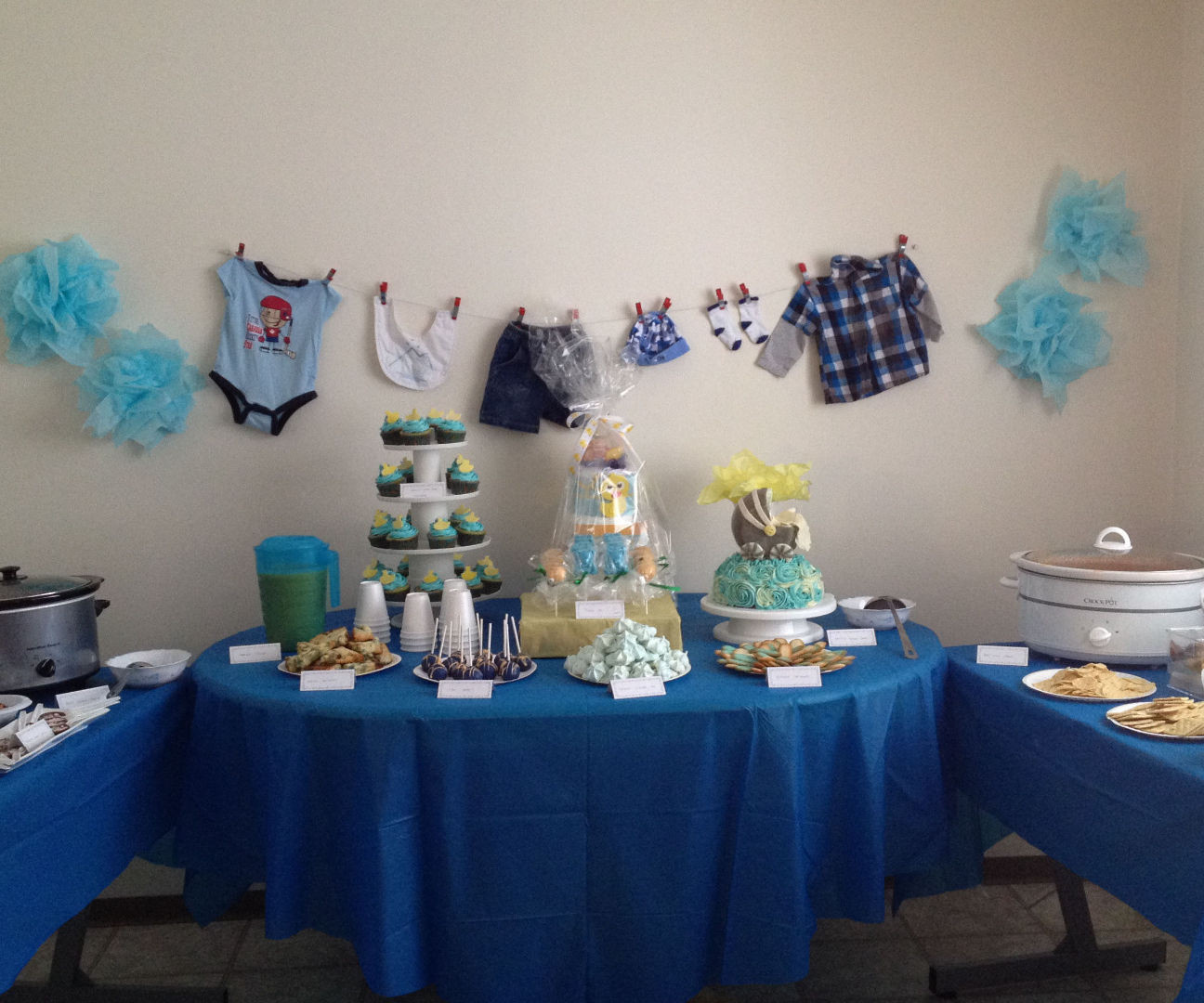 Baby Shower Decorations Ideas For A Boy
 Party Table Idea It s A Boy Baby Shower