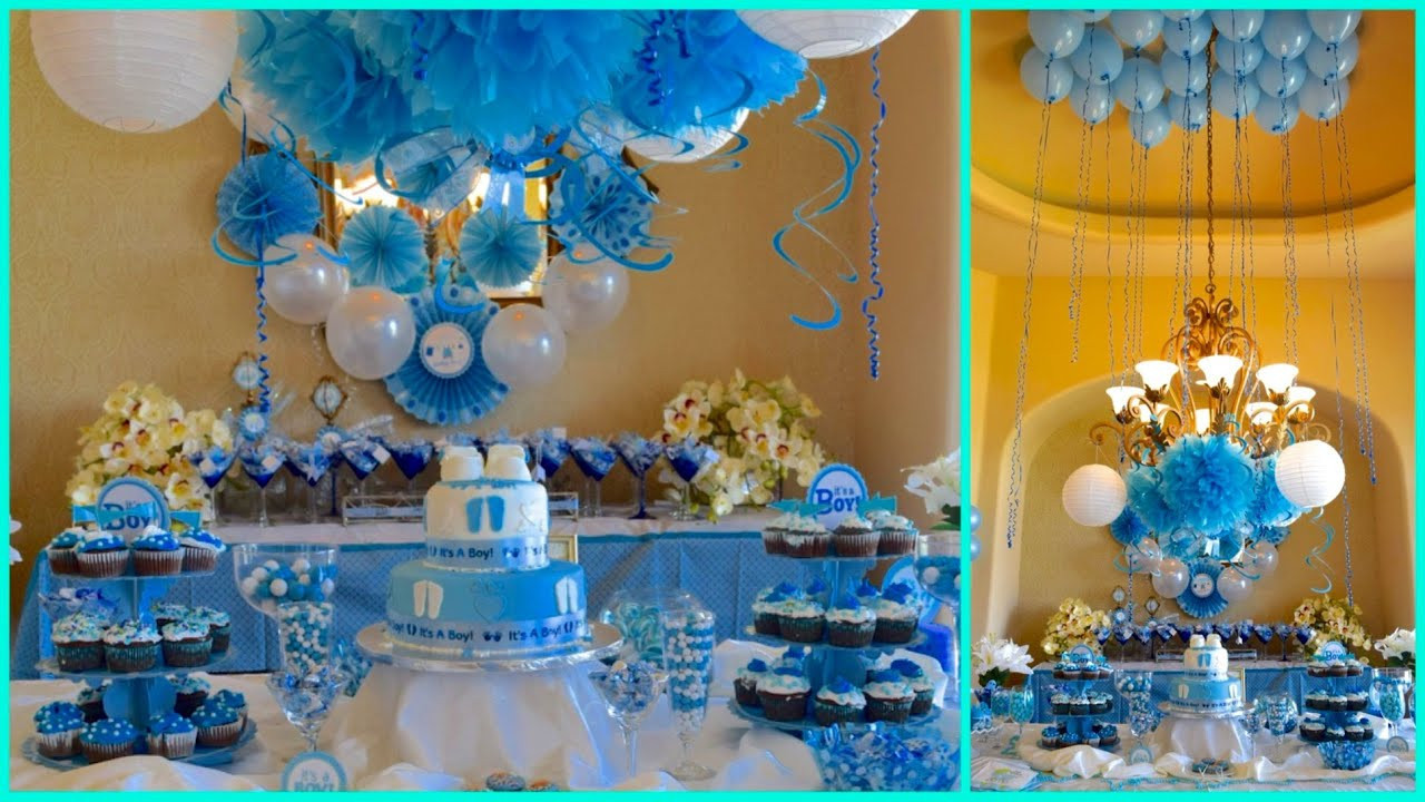 Baby Shower Decorations Ideas For A Boy
 BABY SHOWER IDEAS FOR BOY BLUE THEME