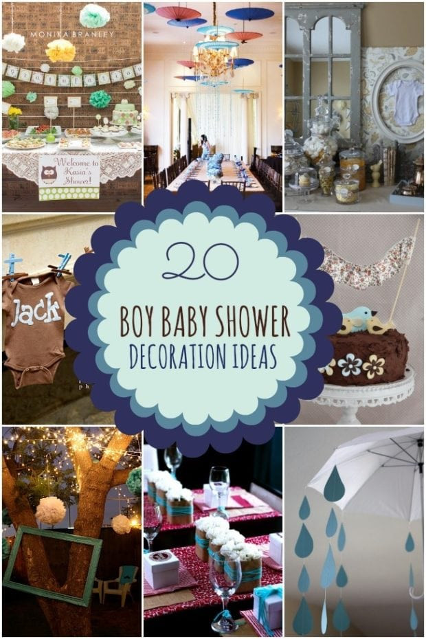 Baby Shower Decorations Ideas For Boy
 20 Boy Baby Shower Decoration Ideas