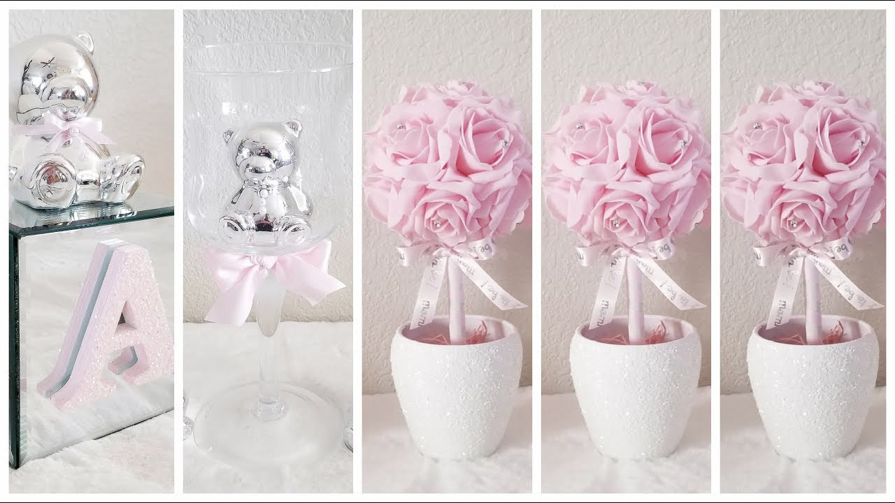 Baby Shower DIY Centerpieces
 DIY 3 QUICK AND EASY BABY SHOWER CENTERPIECES