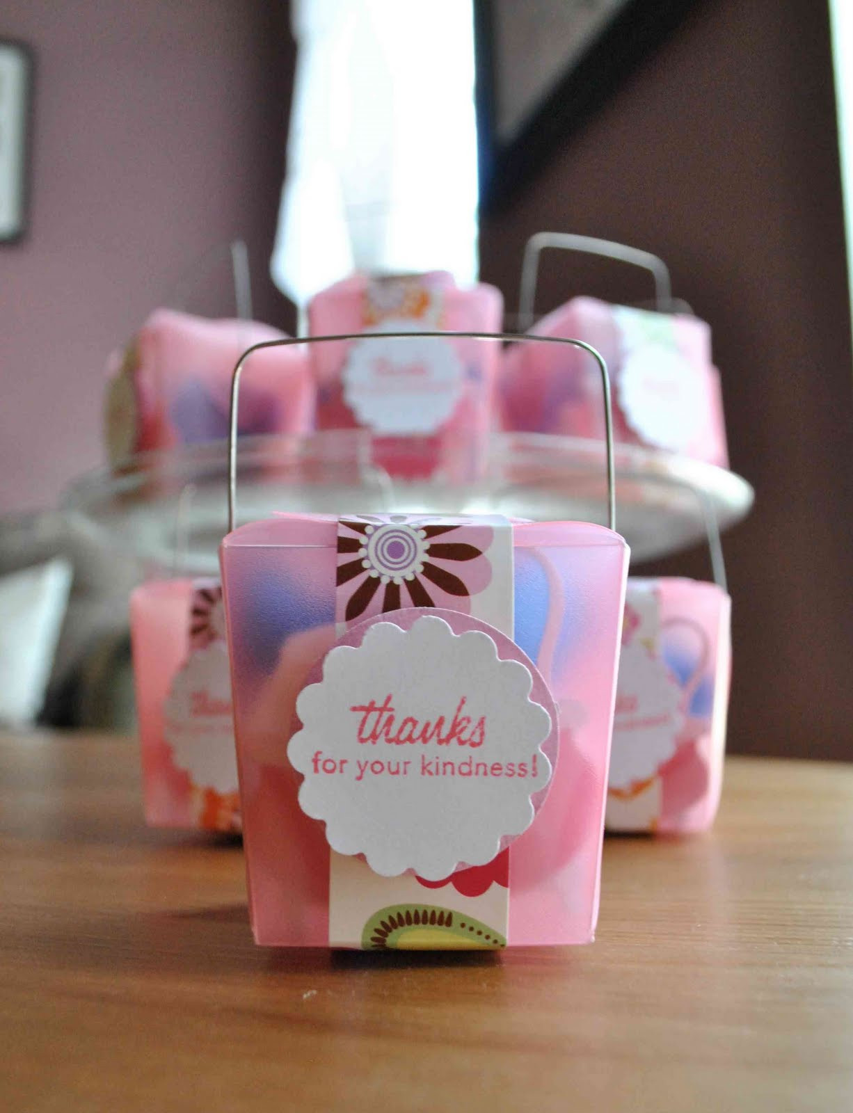 Baby Shower Favor Ideas DIY
 clearlytangled handmade baby shower favors