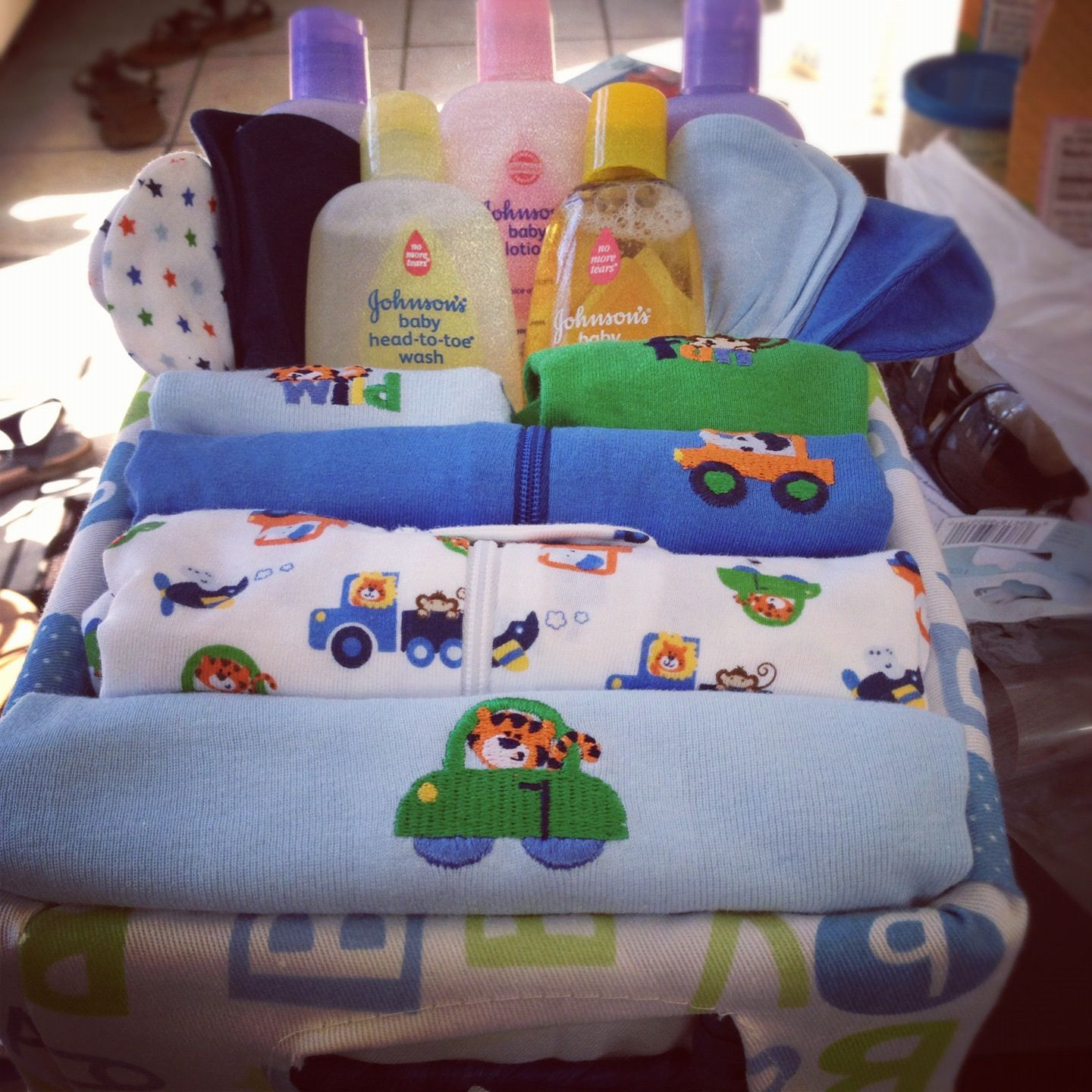 Baby Shower Gift Ideas For Boy
 Baby shower DIY t basket boy t ideas