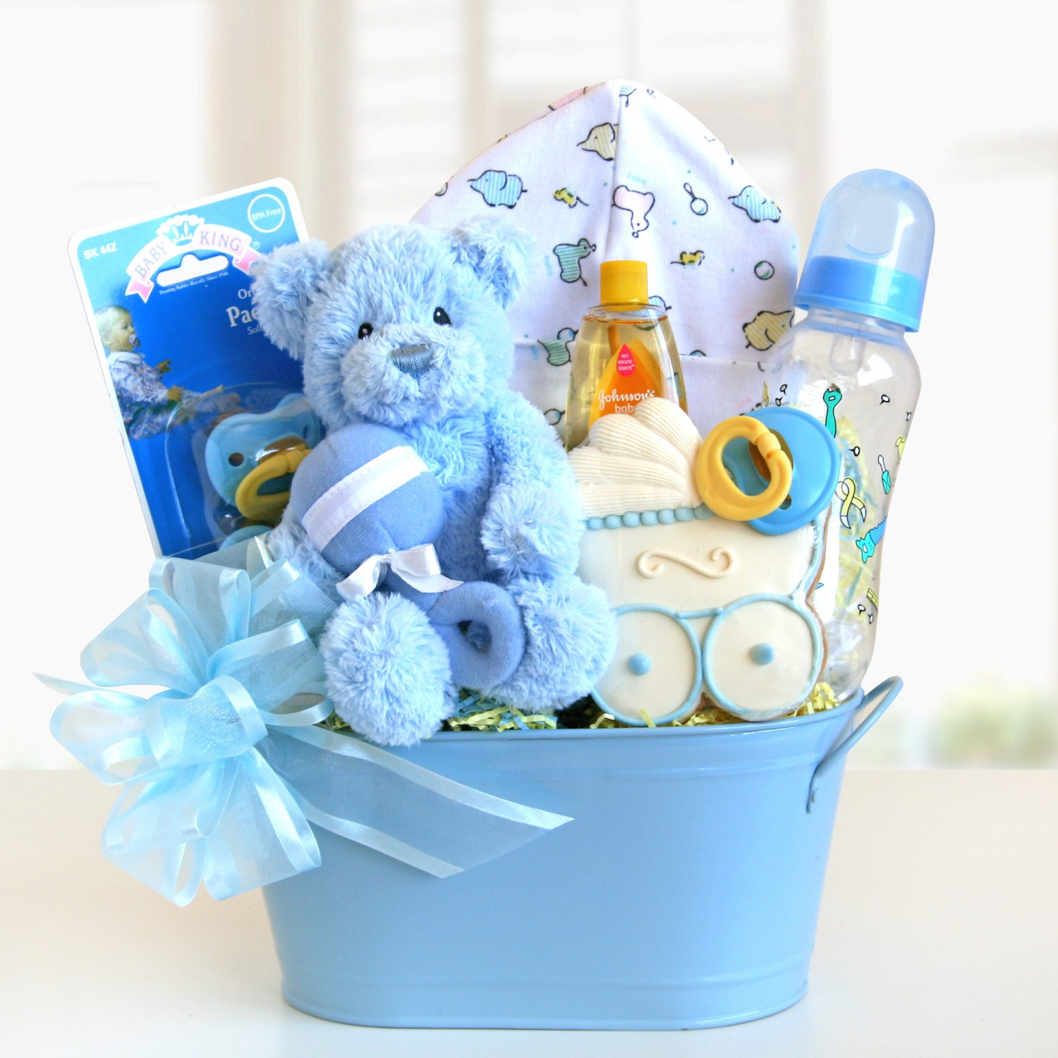 Baby Shower Gift Ideas For Boy
 Sweet and Cuddly Baby Boy Gift Basket Gift Baskets Plus