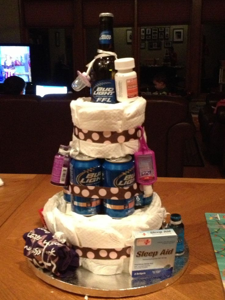 Baby Shower Gift Ideas For Dads
 Diaper cake for new dad