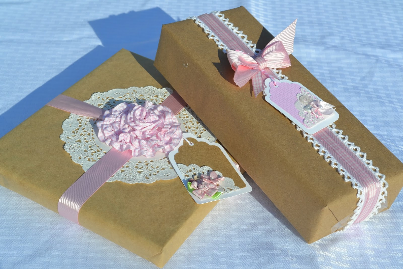 Baby Shower Gift Wrapping Ideas Pinterest
 Corner of Plaid and Paisley Gift Wrapping Posts