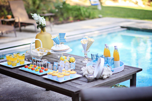 Baby Shower Pool Party Ideas
 Pool Party Playdate Decor