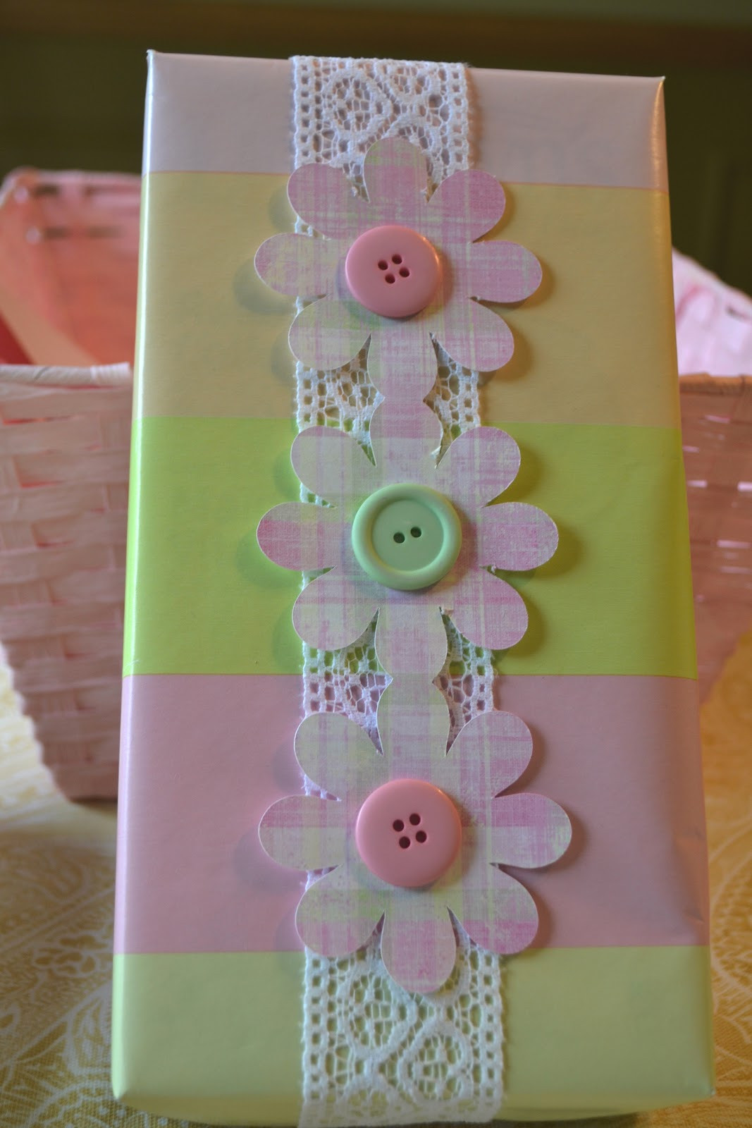 Baby Showers Gift Ideas
 Corner of Plaid and Paisley Baby Shower Gift Wrap