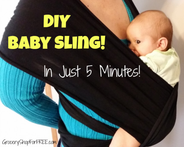 Baby Sling DIY
 DIY Baby Sling In 5 Minutes