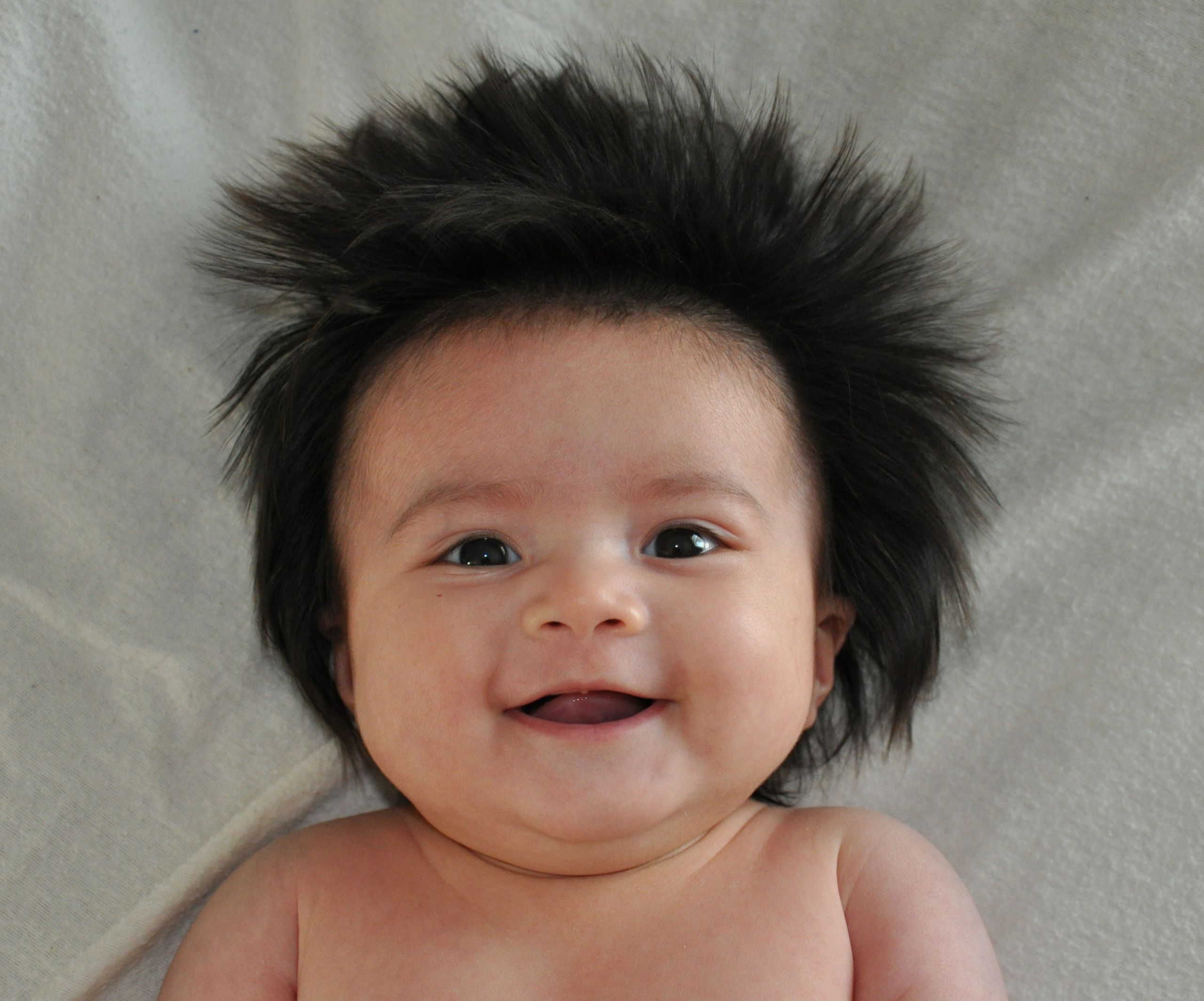 Baby With Crazy Hair
 funny baby pictures