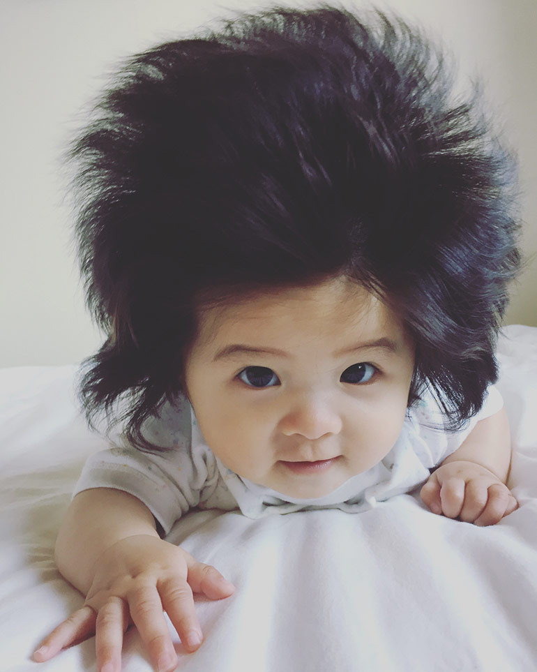 Baby With Crazy Hair
 This Crazy Hair Baby Might Be The Best Thing You See All