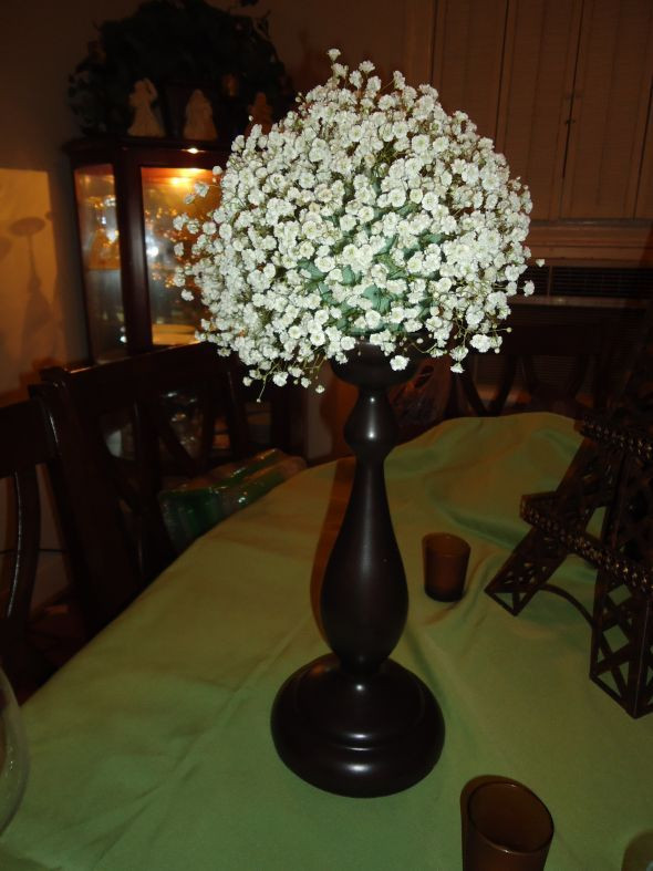 Baby'S Breath Centerpieces DIY
 Baby s Breath DIY Centerpiece wedding babys breath