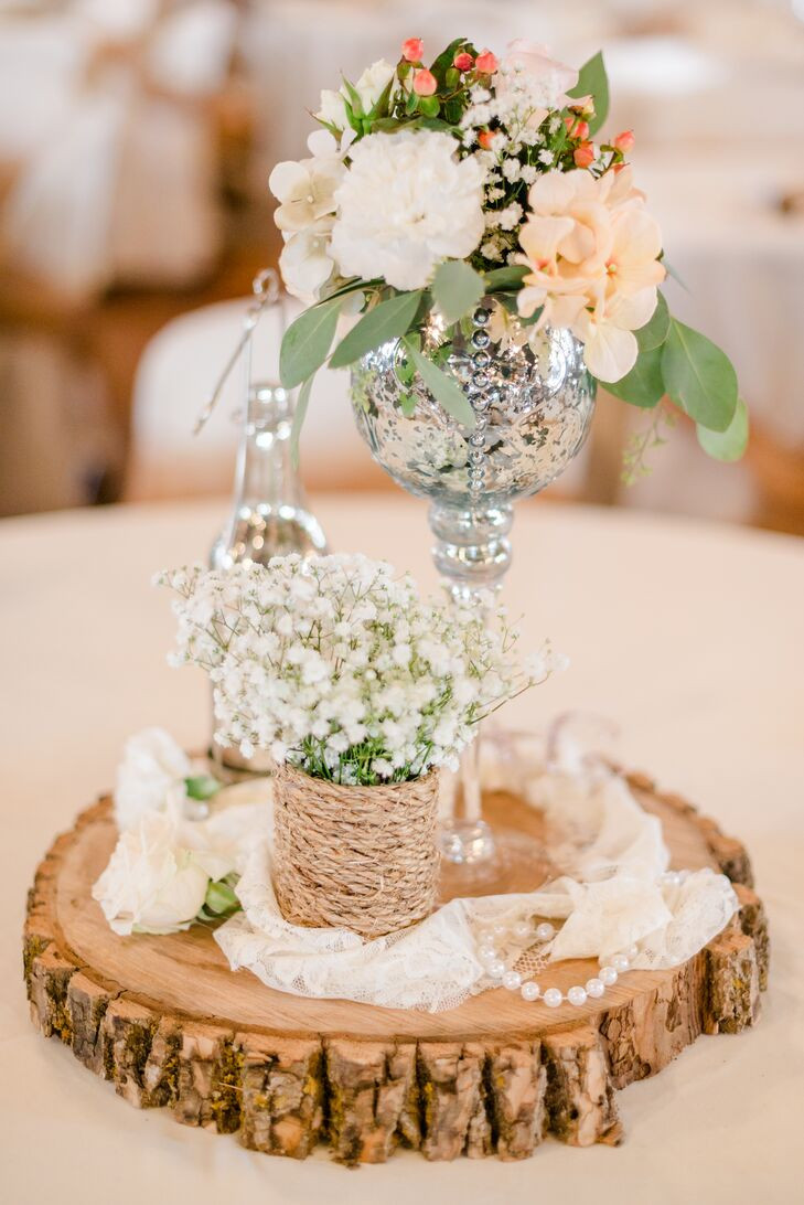 Baby'S Breath Centerpieces DIY
 Rustic Centerpiece with Baby s Breath