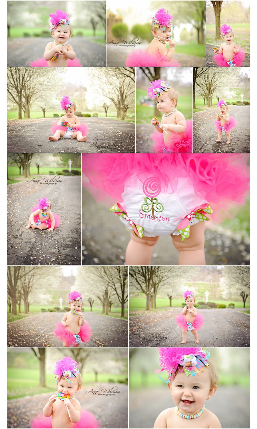 Baby'S First Birthday Gift Ideas For Her
 First birthday photo shoot place Love her candy necklace
