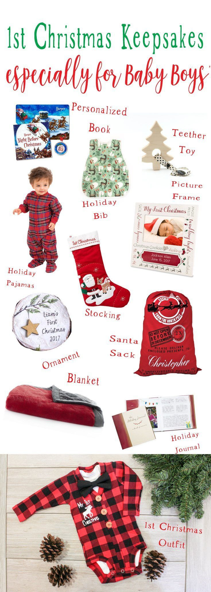 Babys First Christmas Gift Ideas
 Baby Boy 1st Christmas Keepsake Ideas