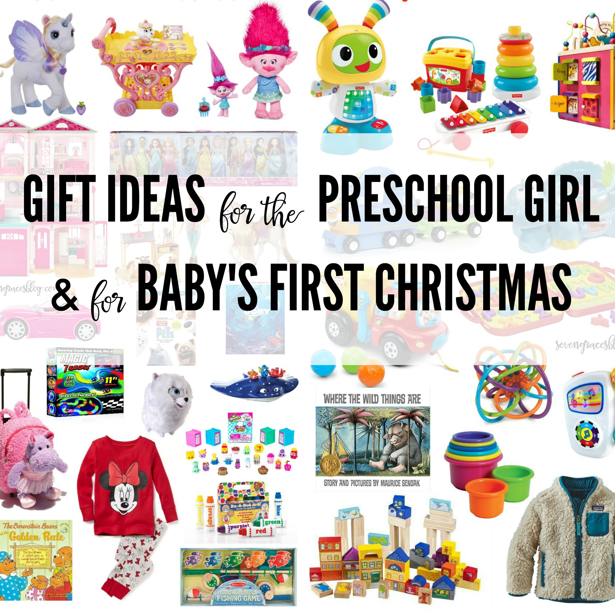 Babys First Christmas Gift Ideas
 Gift Ideas for the Preschool Girl and for Baby s First