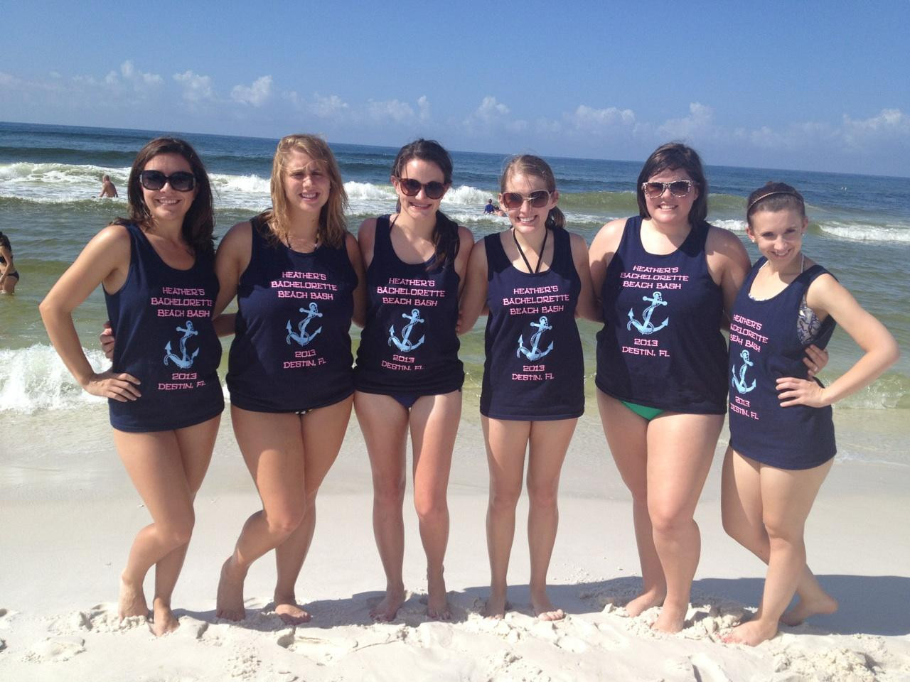 Bachelorette Party Beach Ideas
 Custom T Shirts for Bachelorette Beach Bash Shirt Design