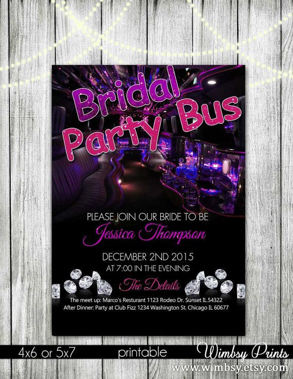 Bachelorette Party Bus Ideas
 Party Bus for a bride bachelorette party Party bus by