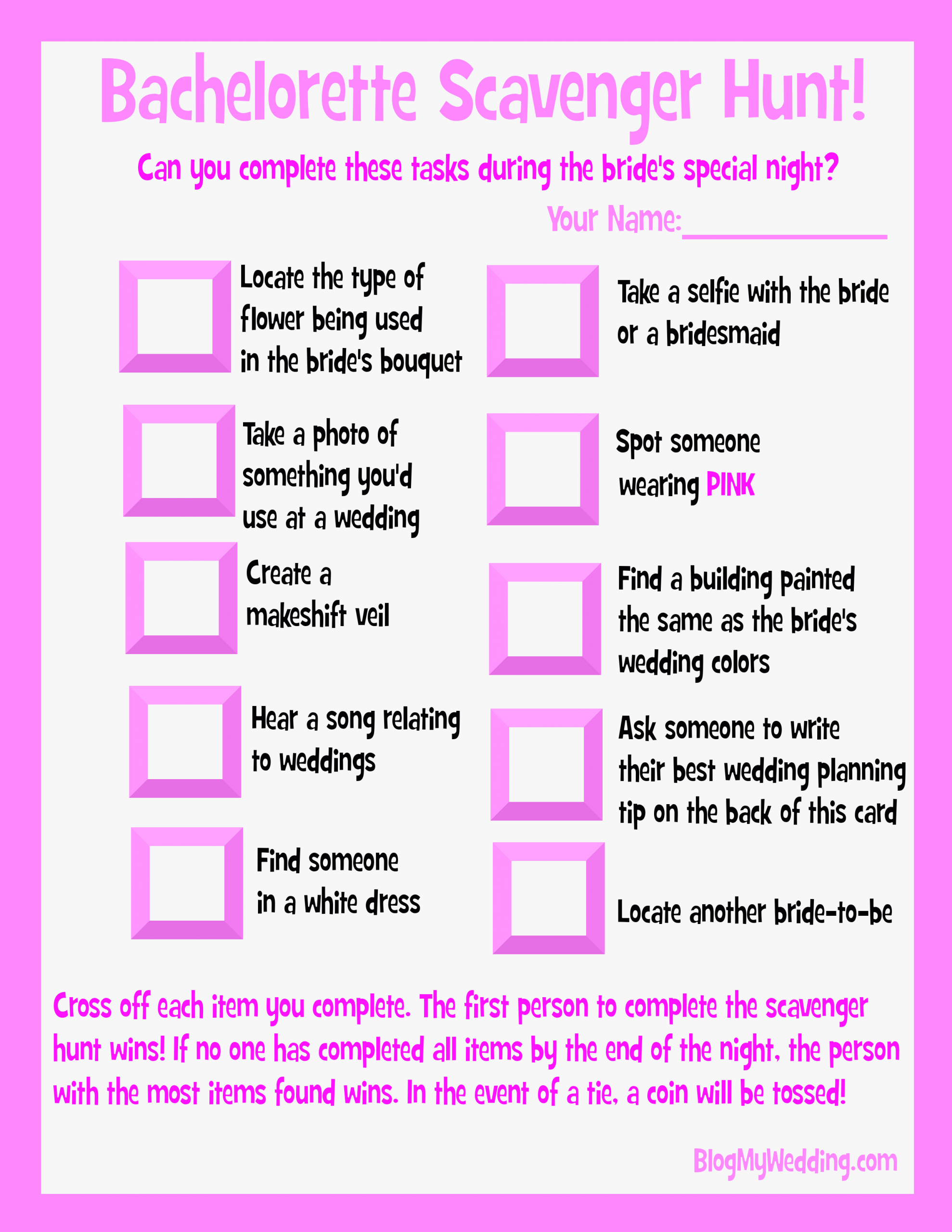 Bachelorette Party Game Ideas
 Bachelorette Party Game Ideas Archives Blog My Wedding