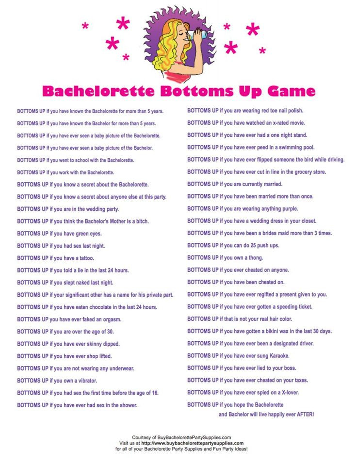Bachelorette Party Game Ideas
 24 Free Bachelorette Party Printables Every Bride Will