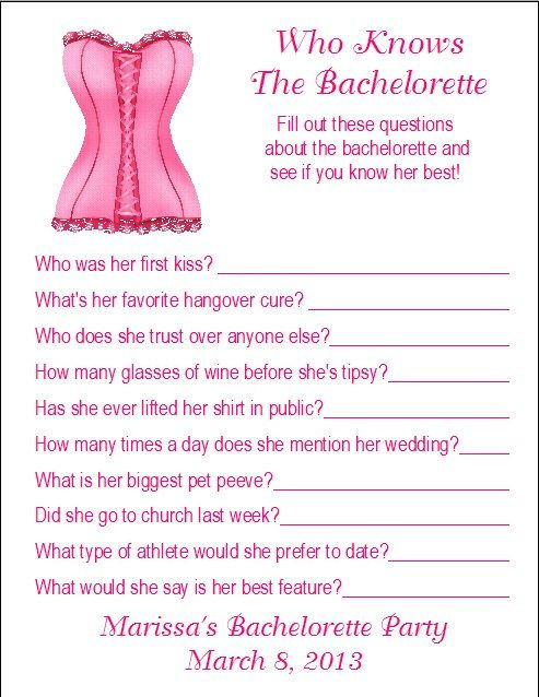 Bachelorette Party Games Ideas
 47 best images about Bachelorette Party Games on Pinterest