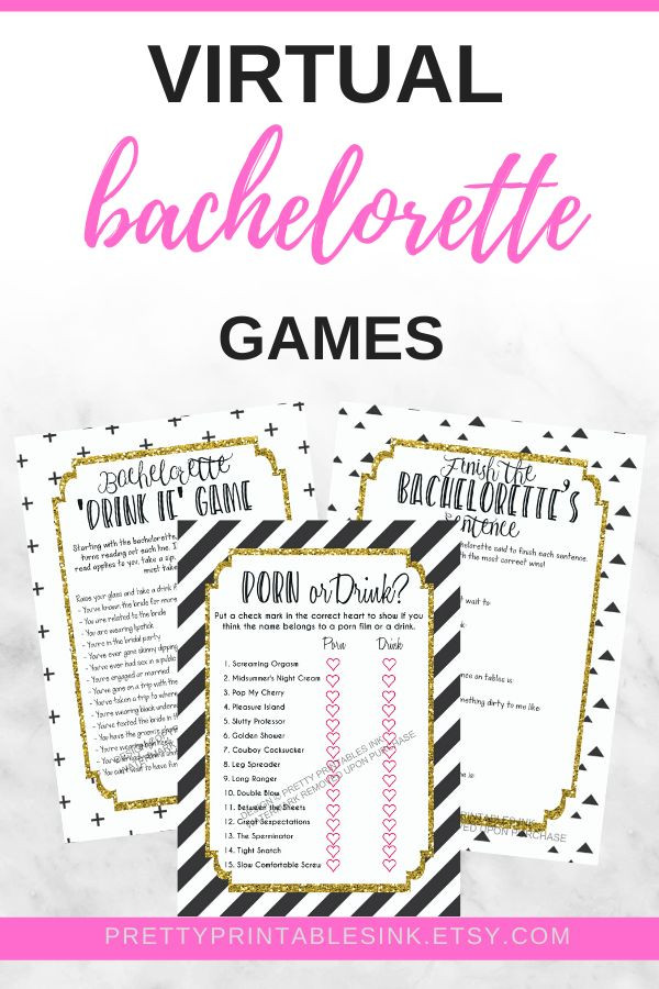 Bachelorette Party Games Ideas
 Pin on Virtual bachelorette party ideas