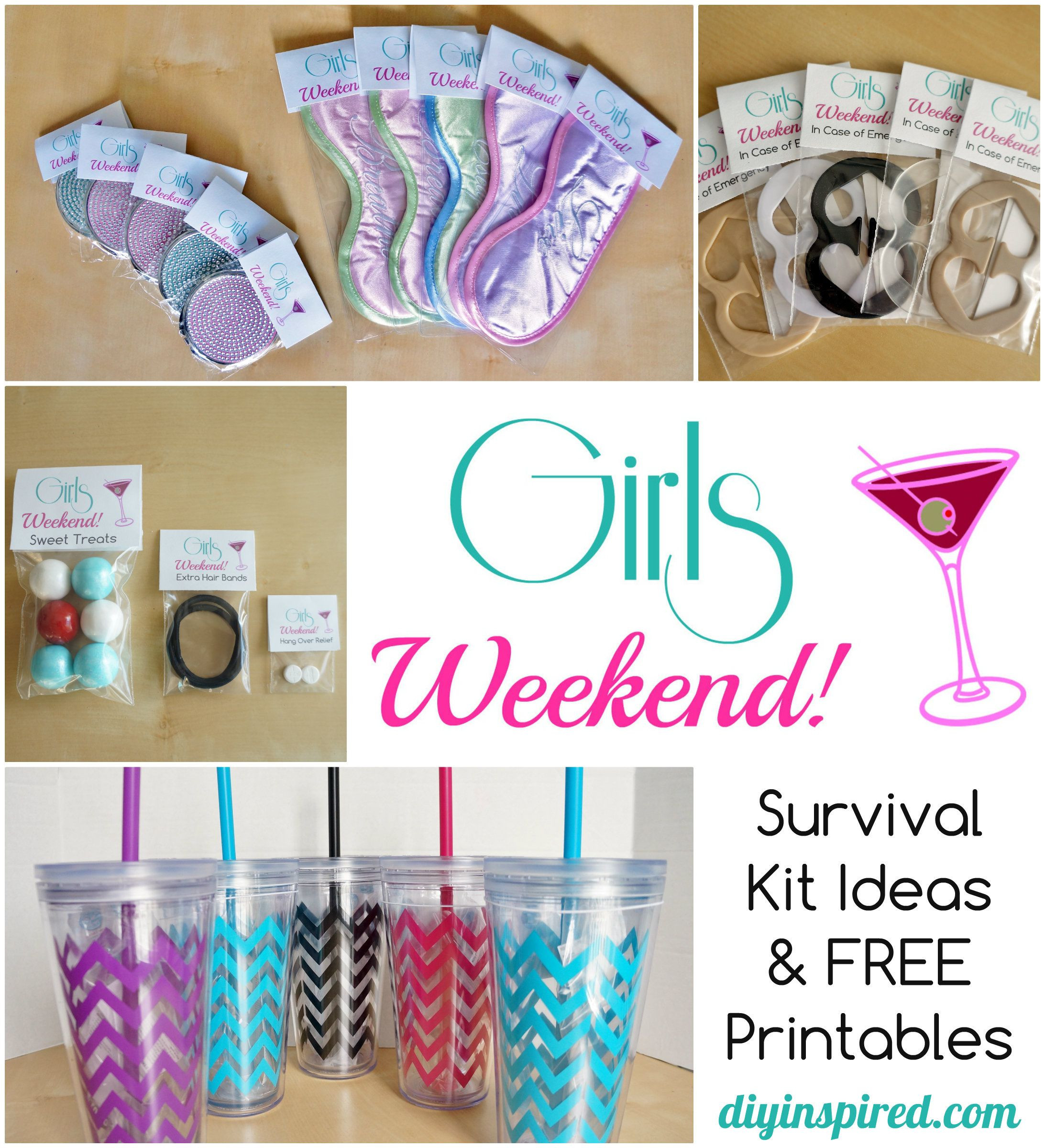 Bachelorette Party Gift Bag Ideas
 DIY Bachelorette Party Favor Ideas FREE Printable