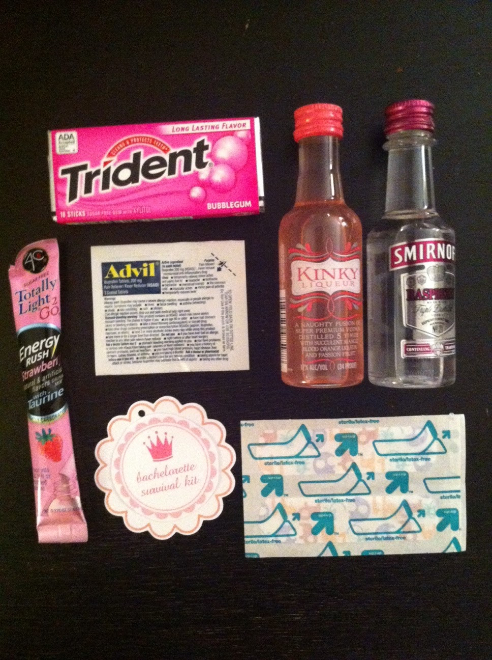Bachelorette Party Gift Bag Ideas
 Just Lovely Bachelorette Survival Kits