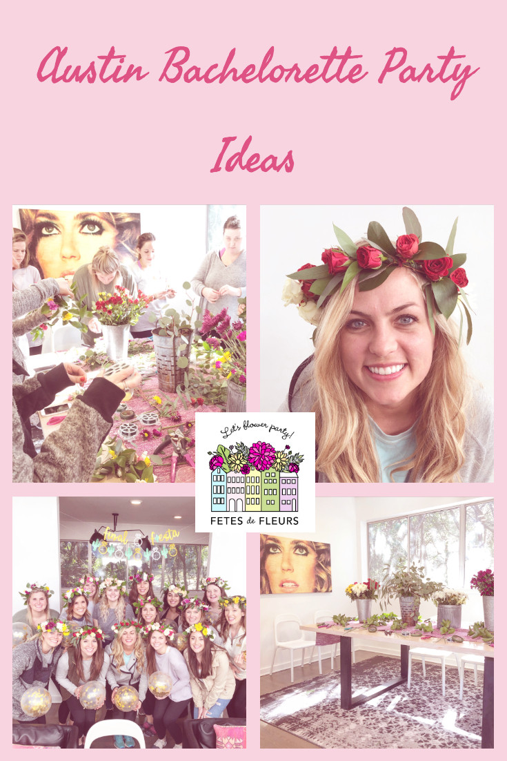 Bachelorette Party Ideas Austin
 Bachelorette Party Austin Tx Flower Crown Workshop for an