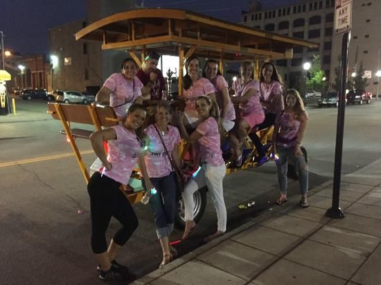 Bachelorette Party Ideas Cincinnati
 Bachelorette Party Picture of Pedal Wagon Cincinnati