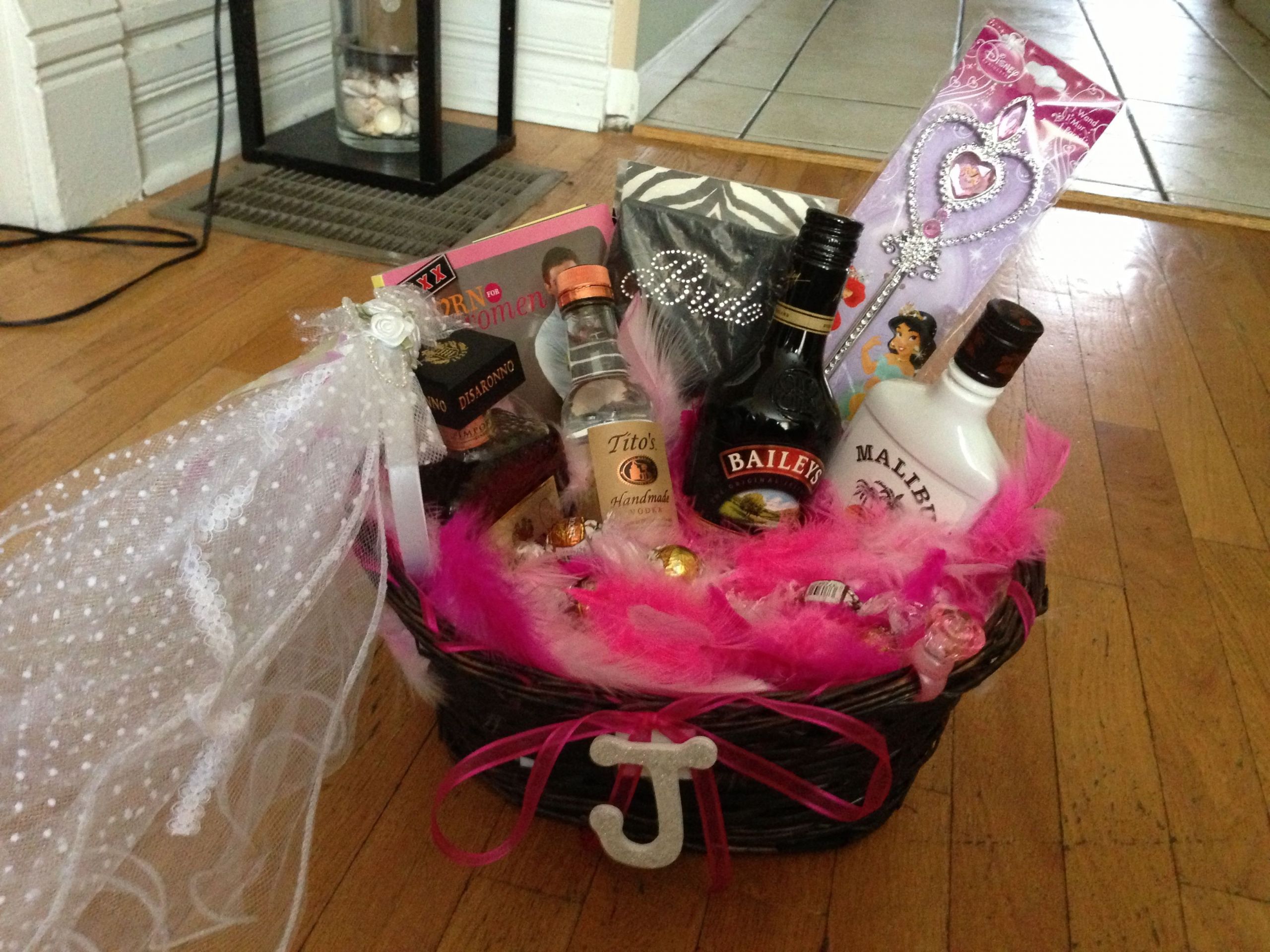 Bachelorette Party Ideas For Pregnant Brides
 bachelorette party t basket