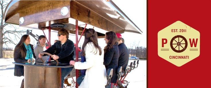 Bachelorette Party Ideas In Cincinnati
 The 15 person Pedal Wagon giving tours in Cincinnati and