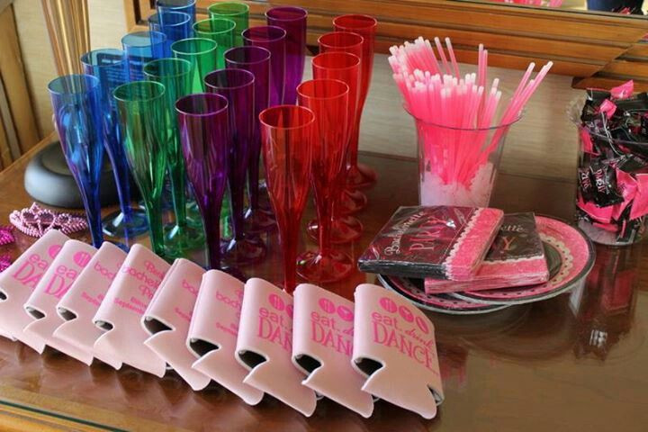 Bachelorette Party Ideas In South Myrtle Beach Sc
 Bachelorette koozies and decorations