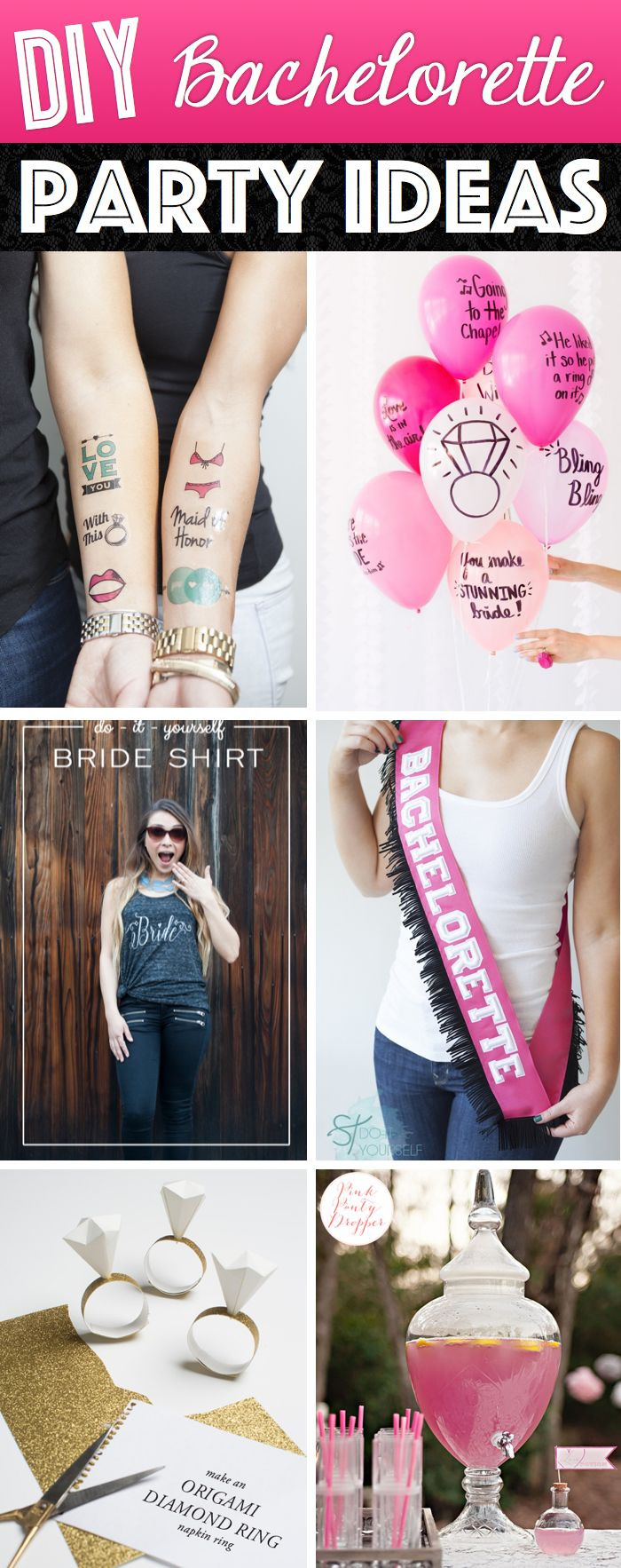 Bachelorette Party Ideas Over 30
 Your Guests Will Be Dazzled By These 30 DIY Bachelorette
