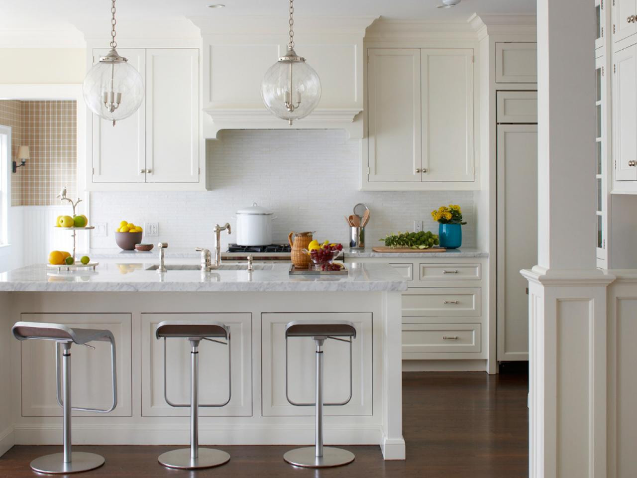 Backsplash For White Kitchen
 Wonderful White Kitchens Jenna Burger Design LLC