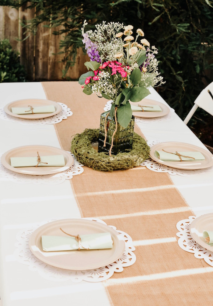 Backyard Baptism Party Ideas
 Kara s Party Ideas Backyard Garden Baptism