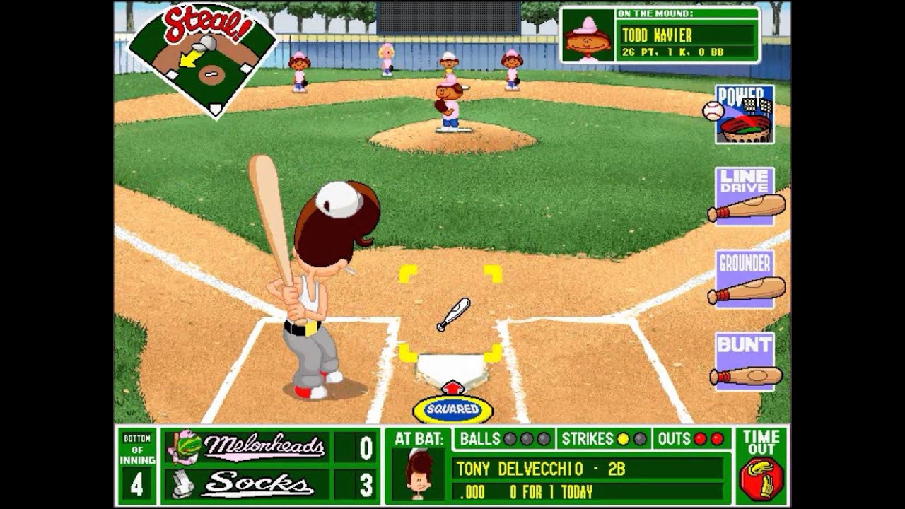 Backyard Baseball Computer Game
 Backyard Baseball League PC Tournament Game 14 Let the