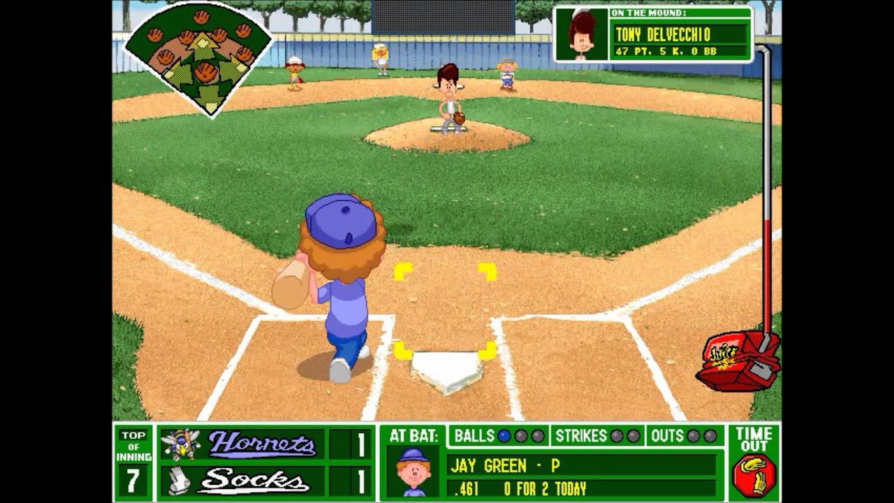 Backyard Baseball Computer Game
 Backyard Baseball League PC Tournament Game 5 LONGEST