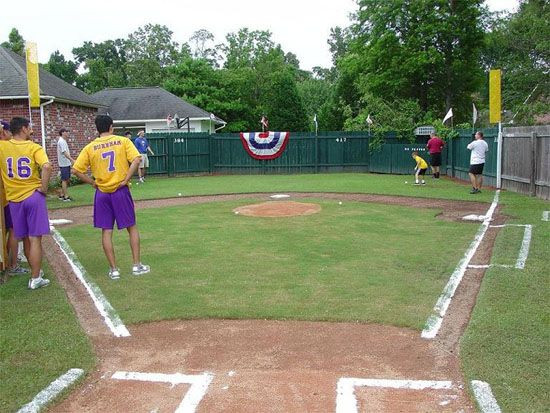 Backyard Baseball Field
 33 best images about Wiffleball Fields on Pinterest