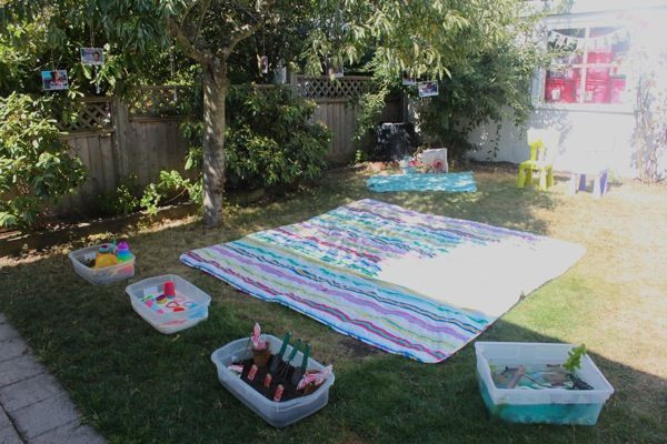 Backyard Birthday Party Ideas For 5 Year Olds
 Gracen s 2nd Backyard Birthday Bash
