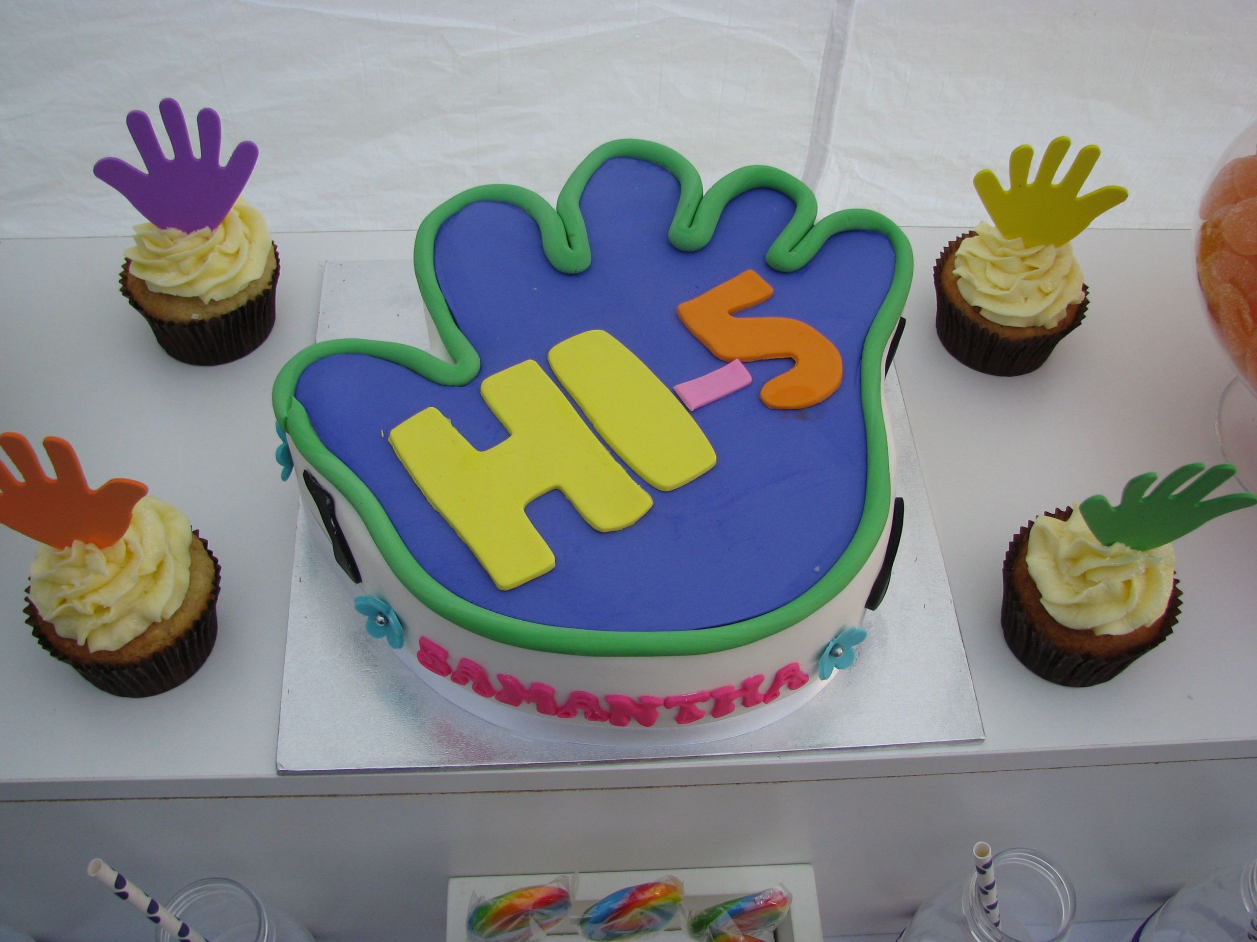 Backyard Birthday Party Ideas For 5 Year Olds
 Hi 5 themed Birthday Party