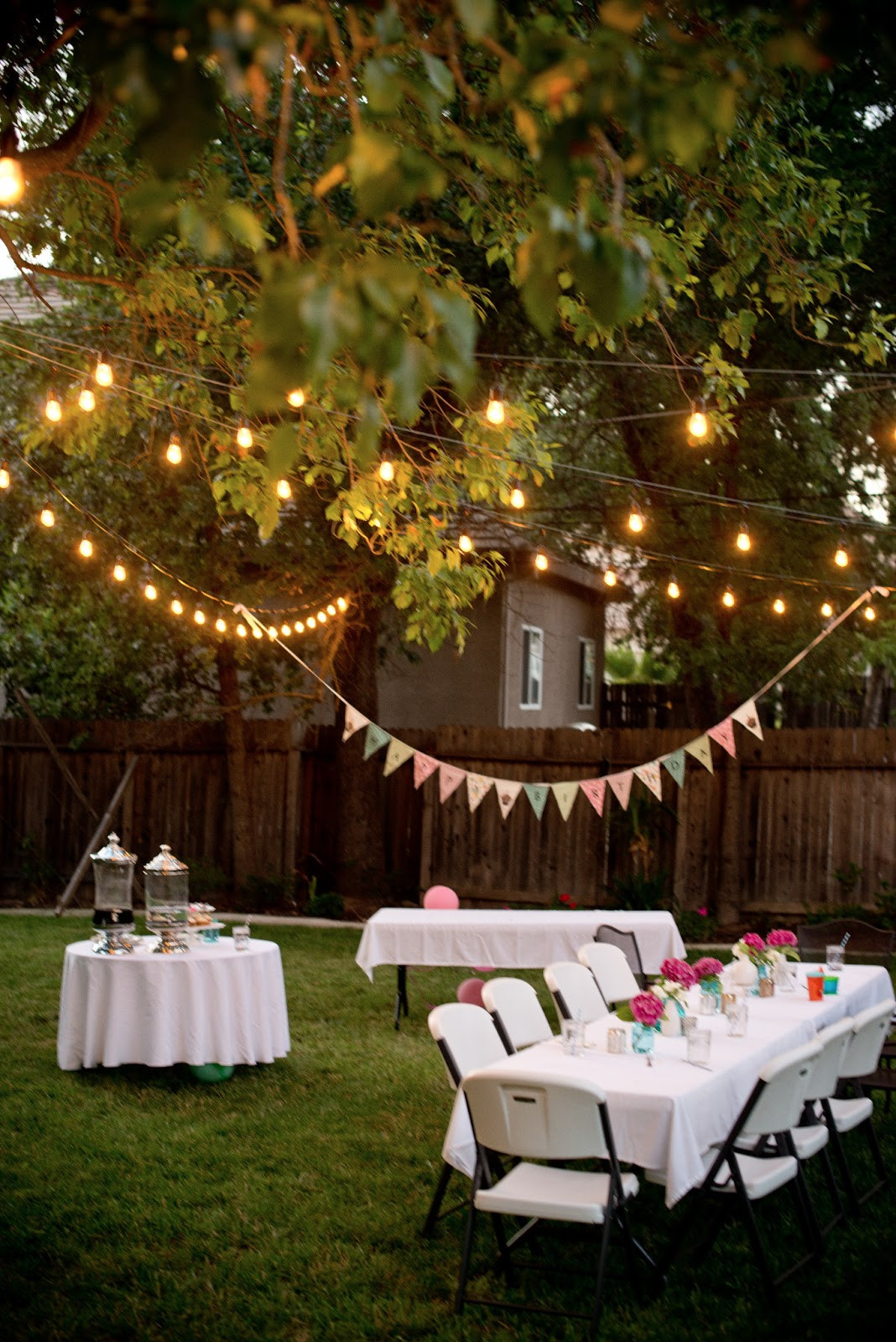 Backyard Birthday Party Ideas For Adults
 Domestic Fashionista Backyard Birthday Fun Pink