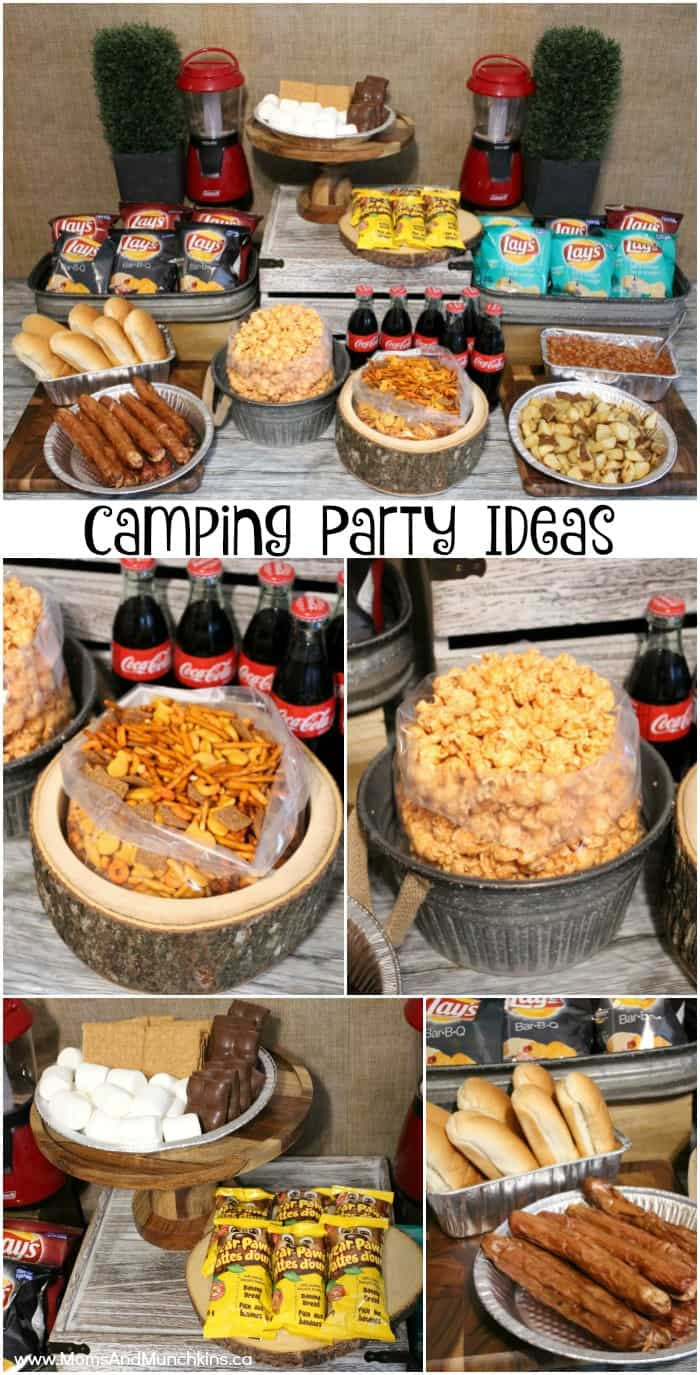 Backyard Campout Birthday Party Ideas
 Camping Party Ideas for Birthdays Moms & Munchkins