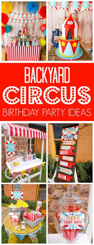 Backyard Circus Party Ideas
 Backyard Carnival Party