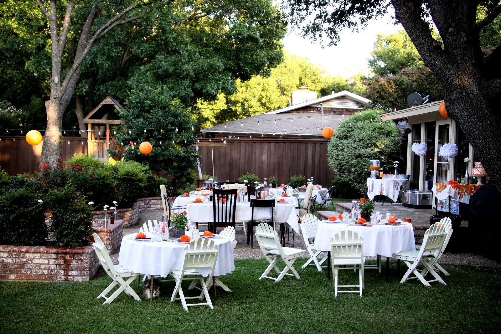 Backyard Engagement Party Decorating Ideas
 The Gustafson Family Gender Reveal Party Some How To s