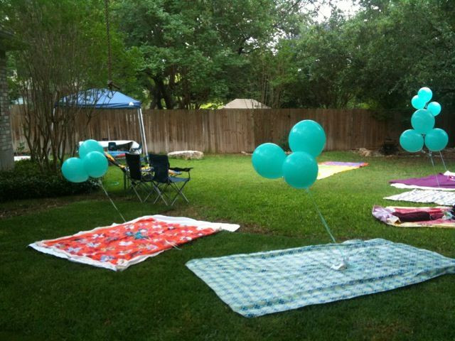 Backyard First Birthday Party Ideas
 outside birthday party ideas Google Search