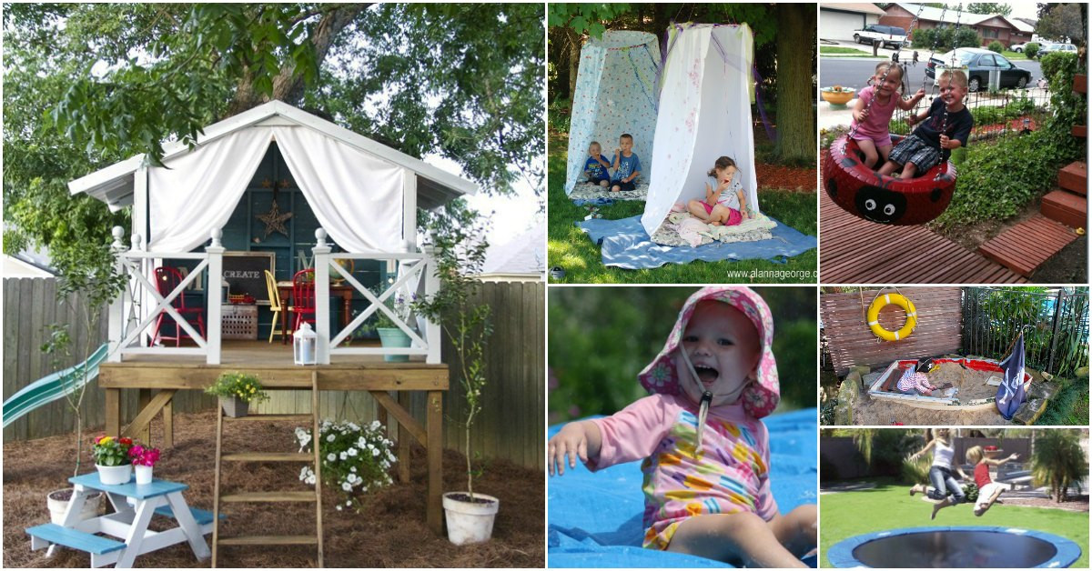 Backyard Fun For Toddlers
 30 Fun DIY Outdoor Play Areas That Will Keep Your Kids