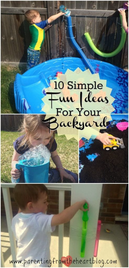 Backyard Fun For Toddlers
 10 Simple Backyard Fun Ideas for Kids